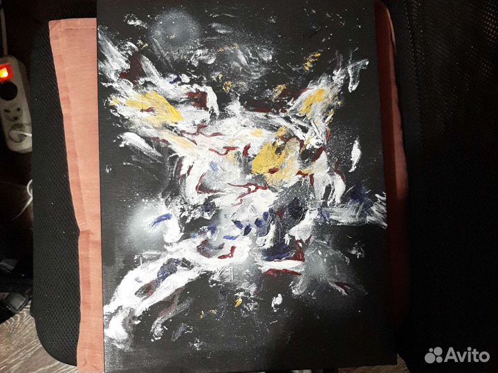 Картина акрилом на холсте 40 на 30