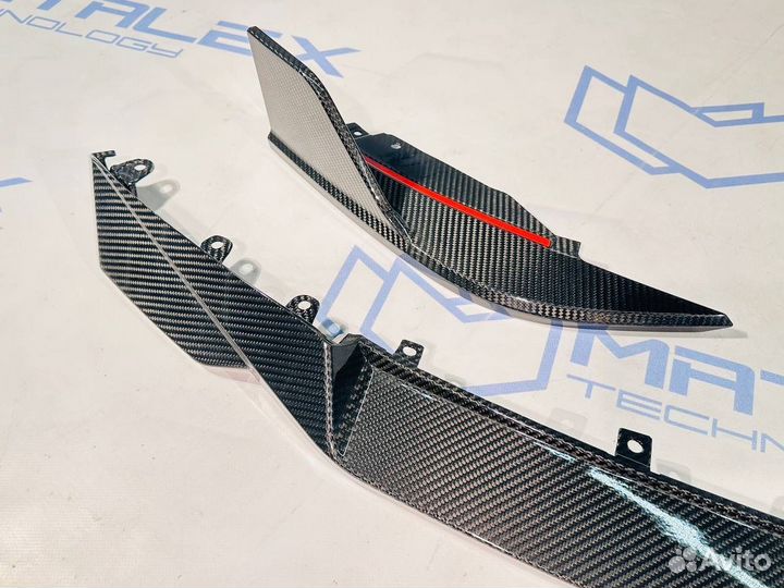 Сплиттер BMW M8 F91 F92 F93 в SQ