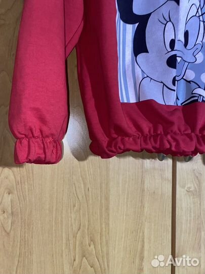 Свитшот кофта для девочки красная 146-152