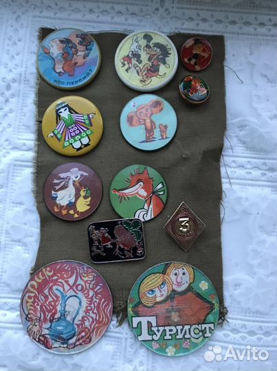 Значки СССР, Олимпиада, города, детские, разное