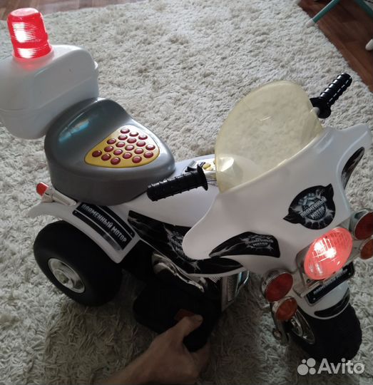 Детский электромотоцикл. Электромобиль