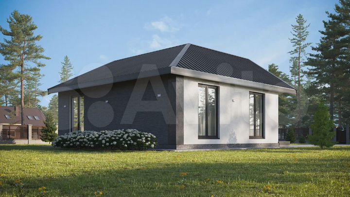 Дом 87 м² на участке 6 сот.