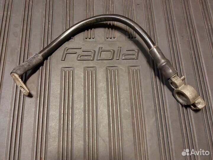 Клемма аккумулятора минус Skoda Fabia 2 6R0971235c