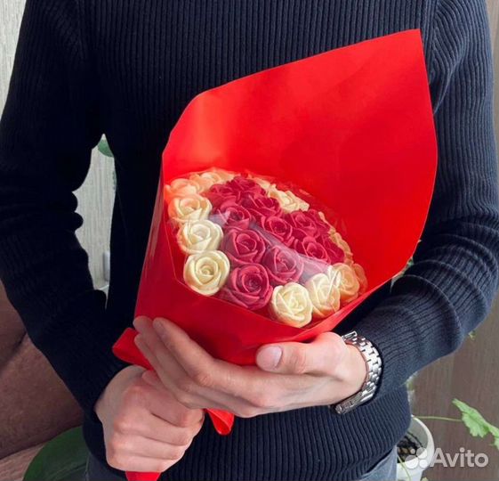 Цветы из бельгийского шоколада/съедобные букеты