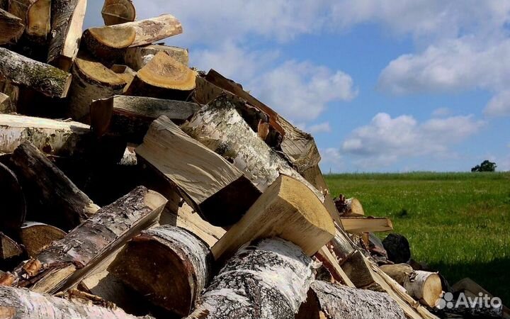 Крупнонаколотые дрова