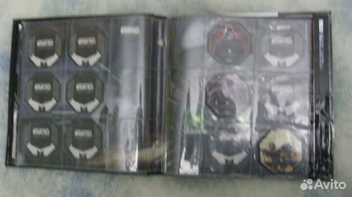 Звёздные войны-альбом с космо-жетонами.Кепсы-фишки