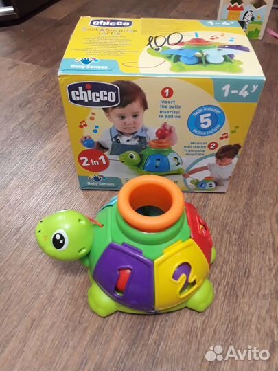 Сортер черепаха 5 в 1 chicco и другие сортеры