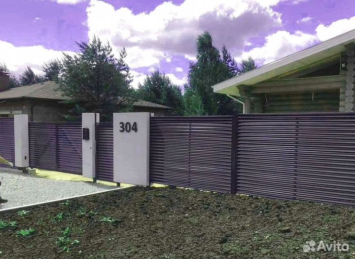 Заборы жалюзи со склада