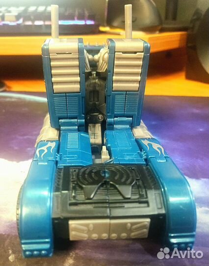 Transformers Movie Optimus Prime Leader 2007 Blue