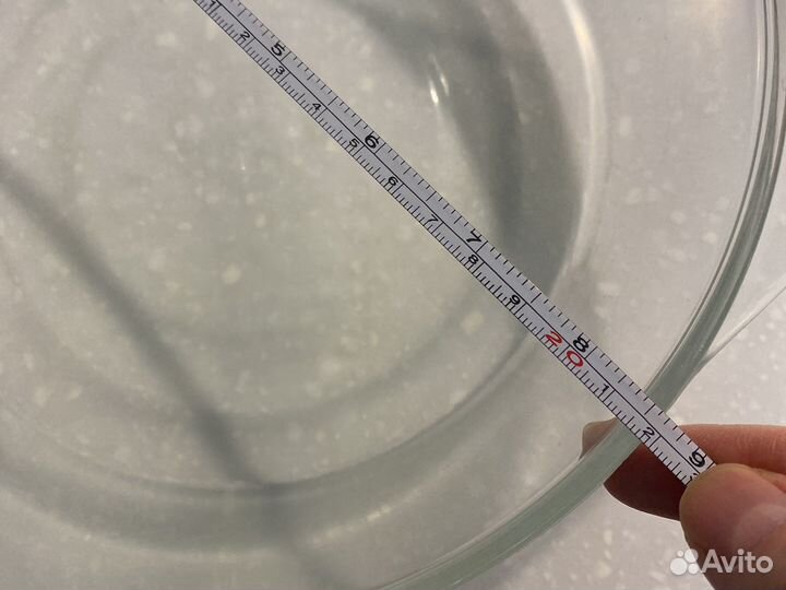 Прозрачное блюдо для запекания, диаметр 22 см