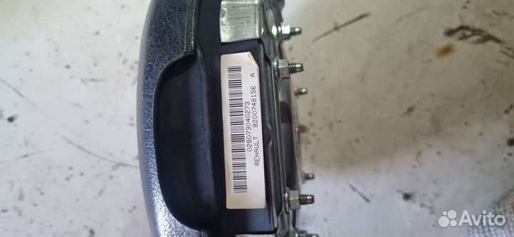 Подушка в руль на renault logan 1