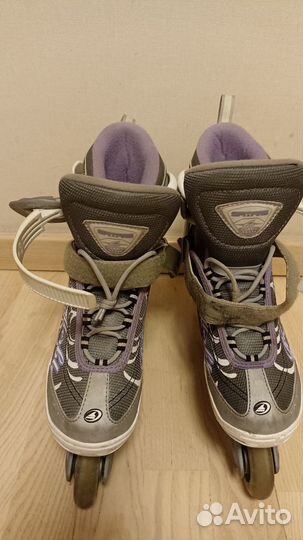 Роликовые коньки rollerblade раздвижные 33-36