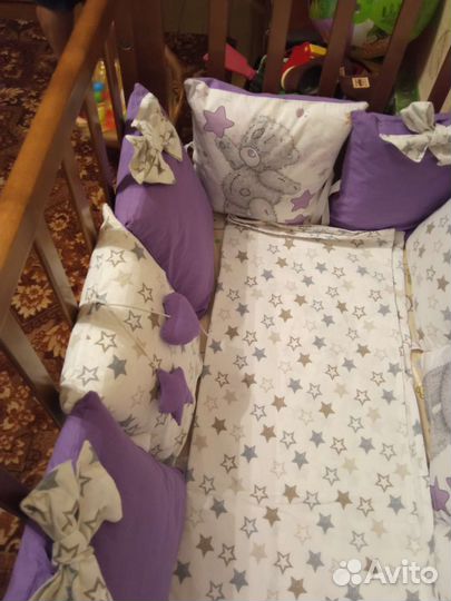 Бортики в детскую кроватку