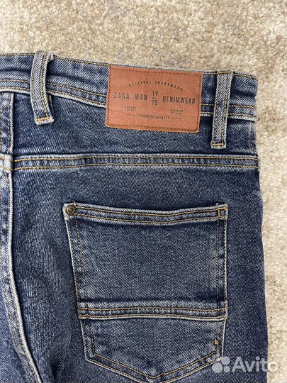 Джинсы zara скини унисекс