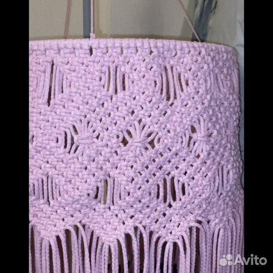 Люстра абажур макраме на заказ