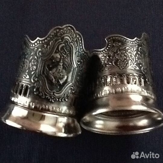 Подстаканник Кольчугино мельхиор СССР