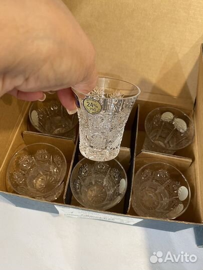 Хрустальные бокалы bohemia crystal