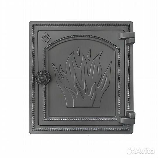 Дверь для Печи везувий печная дт-4 (Антрацит) везу