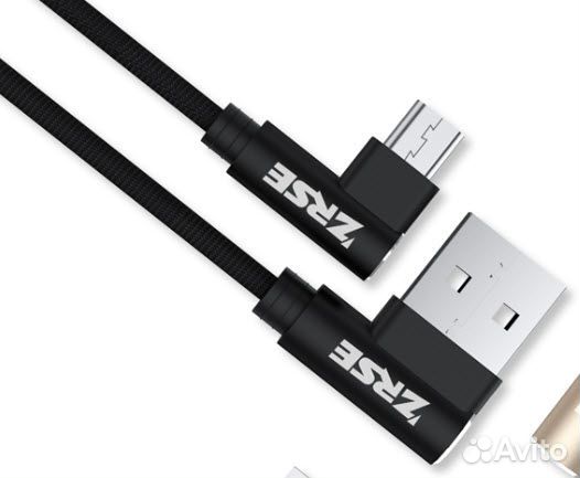 Кабель Micro Usb 1,5 метра / угловой, 90 градусов