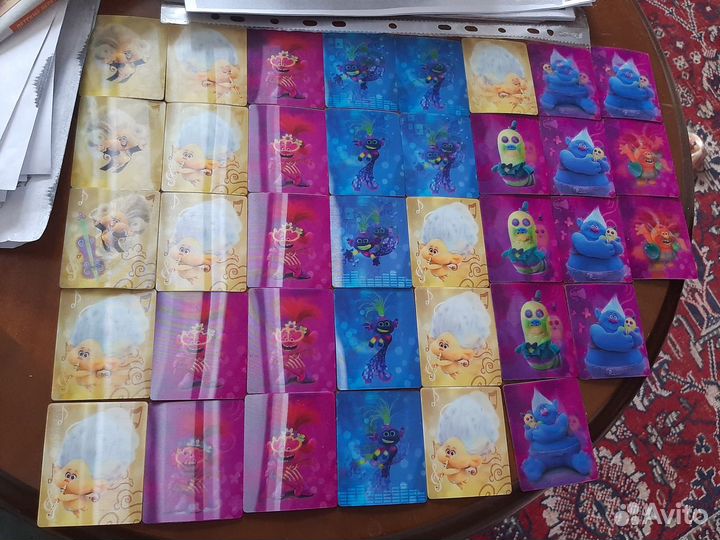 Карточки Тролли из 5ки