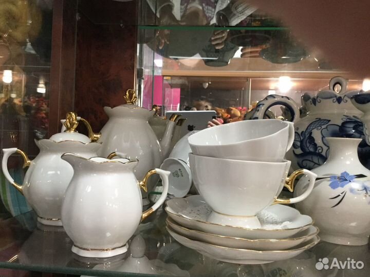 Сервиз столовый чайный кофейный фарфор СССР