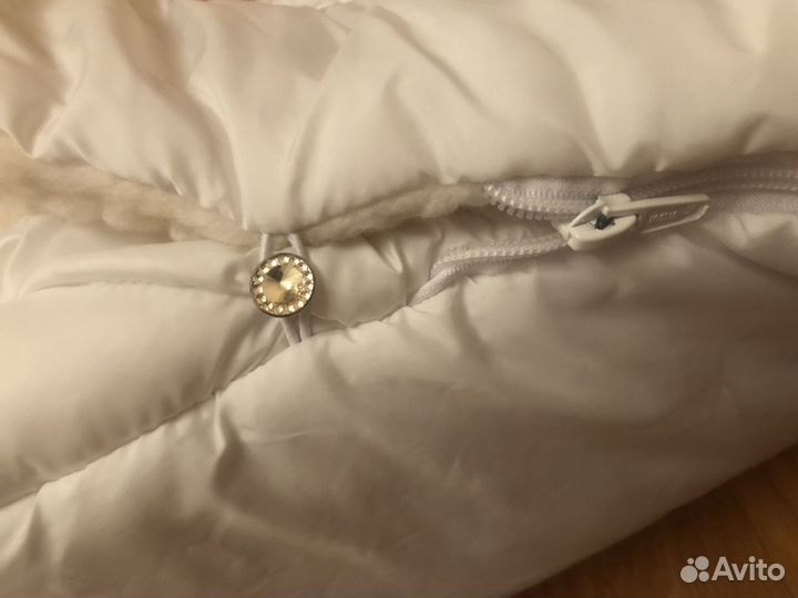 Зимний конверт в коляску на овчине