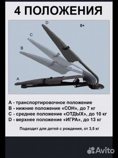 Кресло шезлонг для детей