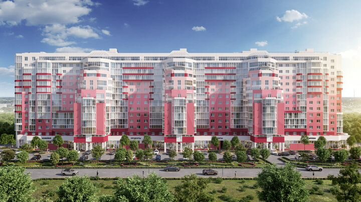 2-к. квартира, 57,3 м², 14/14 эт.
