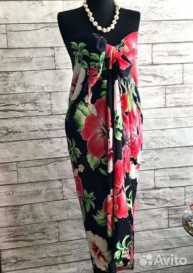 Парео/палантин/накидка пляжная