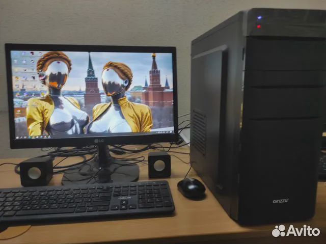 Игровой комп. Core i5 4х3,6 Ггц. DDR 16G. RX580 8G
