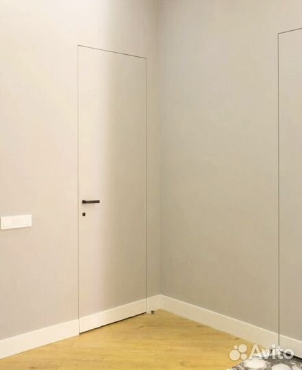 Двери межкомнатные скрытые под покраску, отделку