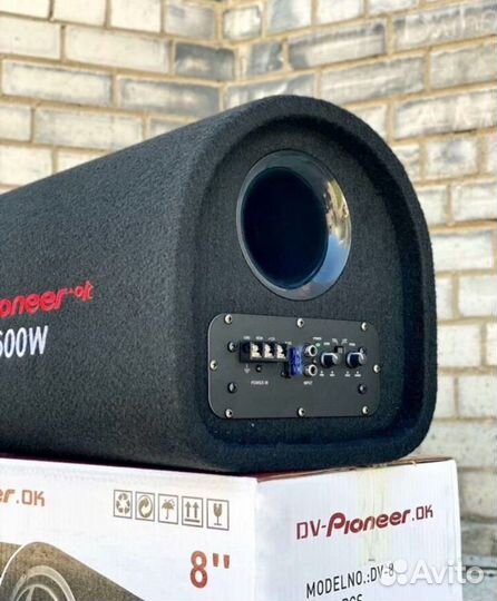 Активный сабвуфер pioner 8дюймов