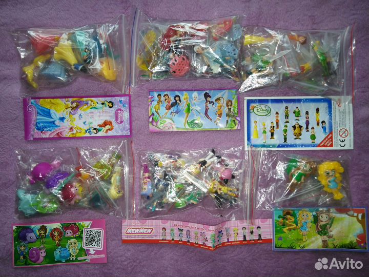 Много серий киндеров