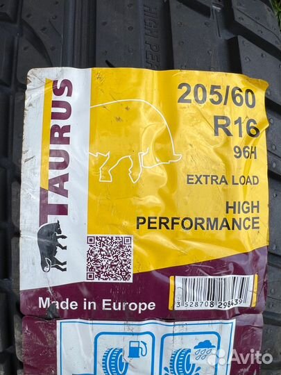 Taurus High Performance 205/60 R16