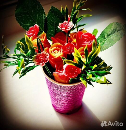 Мыло ручной работы букеты