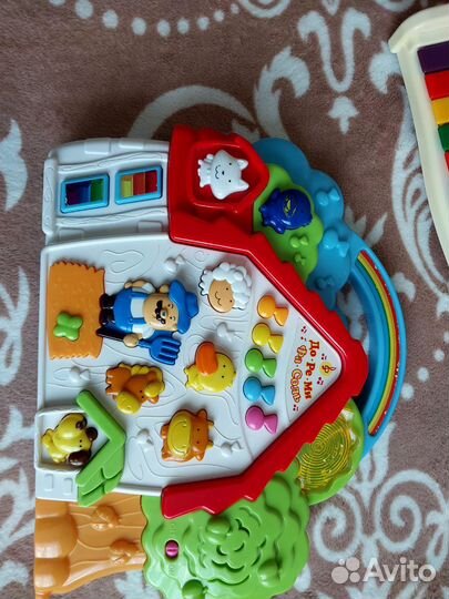 Игрушки музыкальные ферма , пианино Chicco