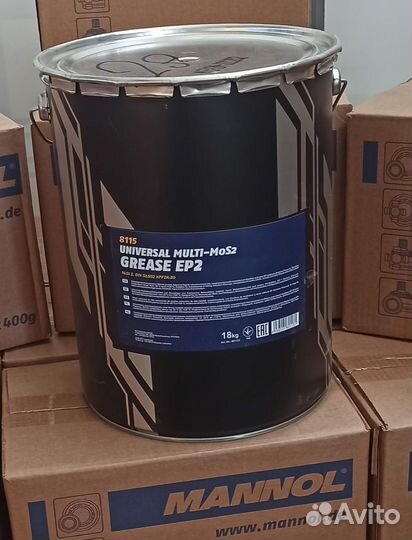 Смазка в вёдрах для спецтехники