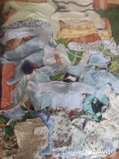 Детские вещи бу от 0 до 6 месяц пакетом
