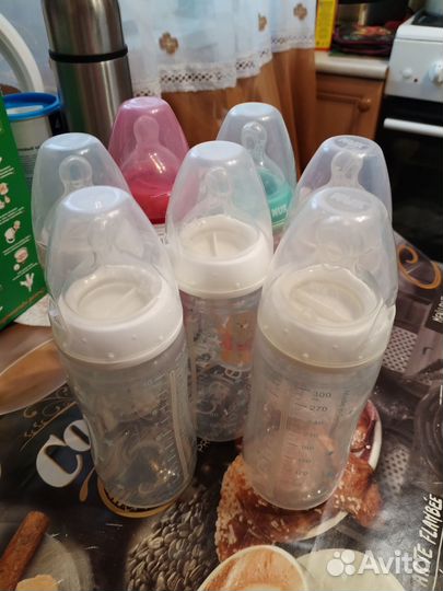 Бутылочки для кормления nuk