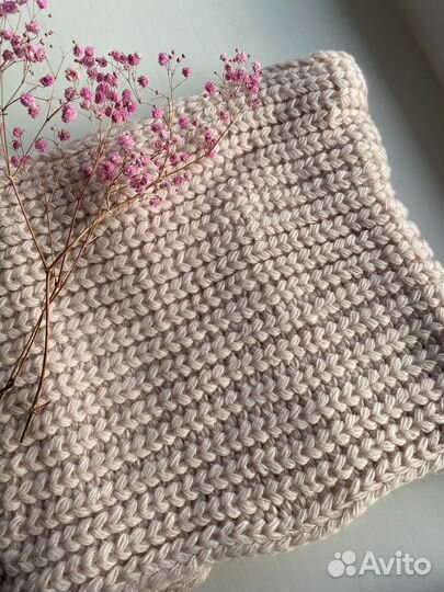 Комплект шапка и снуд