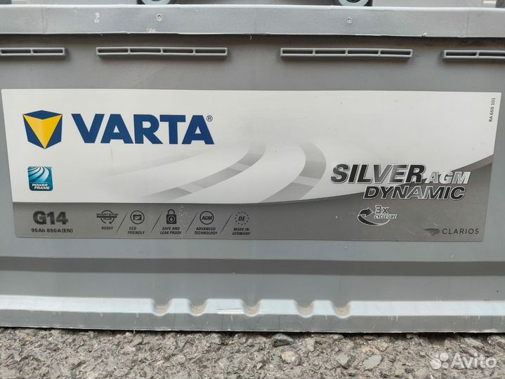 Аккумулятор varta Silver Dynamic AGM 95А