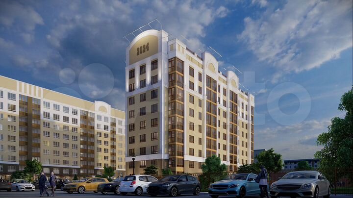2-к. квартира, 71 м², 1/9 эт.