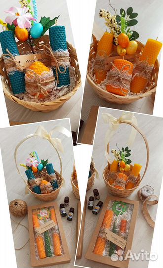 Свечи из натуральной вощины