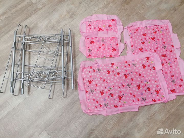 Кроватка 2-х ярусная для кукол