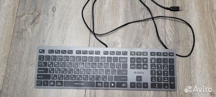 Клавиатура A4Tech FX60 Grey/Neon