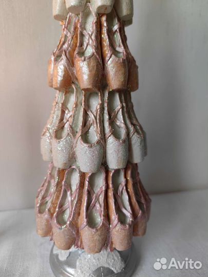 Елка новогодняя из пуантов. Ёлка для балерины