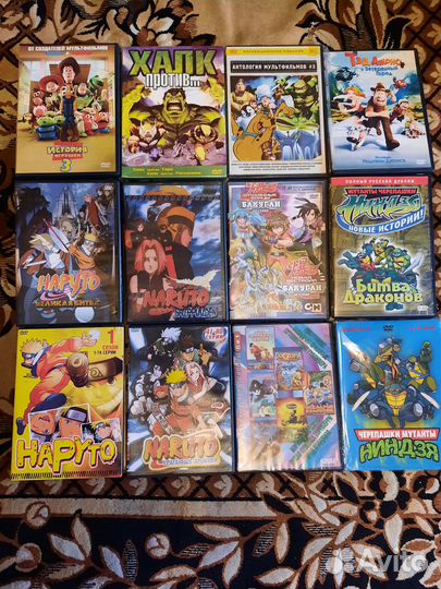 Мультфильмы на DVD (Наруто, Бакуган и др.)