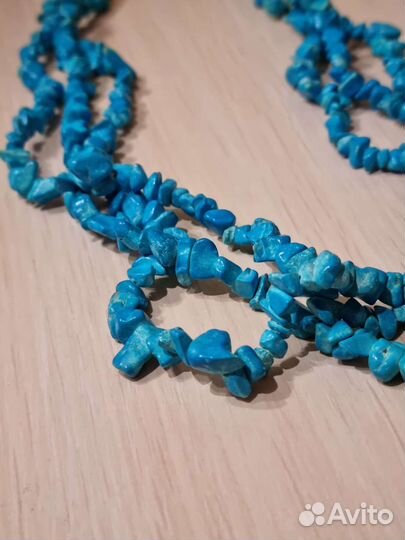 Бусы из бирюзы / Ожерелье из бирюзы
