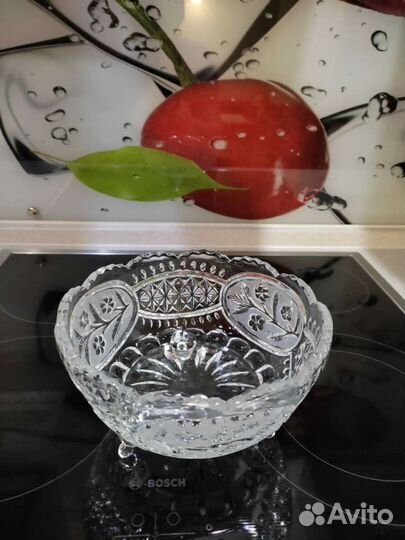 Новые хрустальные салатники СССР