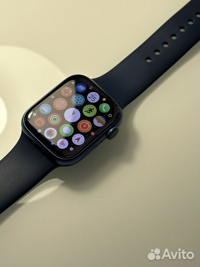 Часы Apple watch 7 45 mm blue